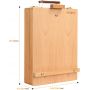 Solid Beech Wood Universal Design Adjustable Tabletop Sketch box Easel art easel