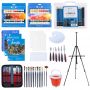 OEM art Supply 110pcs Deluxe Acrylic Painting Set