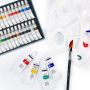 24 colors 12ml wholesale art acrylic paint set