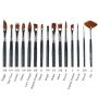 24 colors artist acrylic paint kit brush set artist supplies