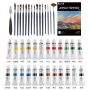 China acrylic paint Factory new style multifunction acrylic paint brush set