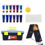 Hot Selling New Design Rich Color 12 Colors Acrylic Paint Set With Paint Brush Palette For Artist