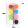 Wholesale Customized 8 Colors 6ML Mini Small Acrylic Paint Set With A Spoon