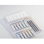 25 Pcs Art Sets Customized 12 Colors 12ml Acrylic Paint Set With Paint Brush Paint Palette Acrylic Paper