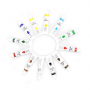 25 Pcs Art Sets Customized 12 Colors 12ml Acrylic Paint Set With Paint Brush Paint Palette Acrylic Paper