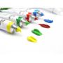 25 Pcs Art Sets Customized 12 Colors 12ml Acrylic Paint Set With Paint Brush Paint Palette Acrylic Paper