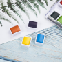 Customized 24 Colors Solid Watercolor Paint Set Watercolour Paint Set