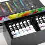 Hot-Selling Custom 60 Colors 12ml Artist Aluminum Tube Acrylic Paints Manufacturers Set for Kids