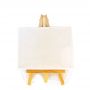 Custom Adjustable Wooden Mini Artist Easel And Canvas for Kids Drawing