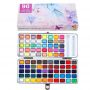 Wholesale Customized 50 72 90 Colors Professional Portable Solid Aquarelle Watercolor Paint Set for Artistic People