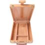 2020 Professional Artist Wooden Easel Box Portable Desktop Box Wood Desk Table Easel