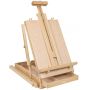 Customized High Quality Professional Portable Folding Wooden Box Painting Easel Display Stand for Artist