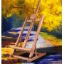 Wholesale Custom Professional Adjustable French Style Wood Art Easel Stand for Artist Painting