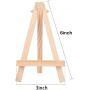 Custom Adjustable Wooden Mini Artist Easel And Canvas for Kids Drawing