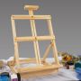 Custom Professional Tabletop Pinewood Artist Sketching Easel Drawing Stand
