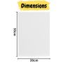 Hot Selling Customized 5 Blank Panel Canvas Board 20x30cm for Kids Painting