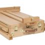 Customized High Quality Professional Portable Folding Wooden Box Painting Easel Display Stand for Artist
