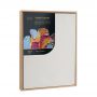 Custom 40*50cm Pure Linen Stretch Floating Canvas With Wooden Frames