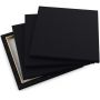 Wholesale High Quality Black Blank Square Cotton 25cm*25cm Canvas for Painting