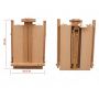 Customized High Quality Professional Portable Folding Wooden Box Painting Easel Display Stand for Artist