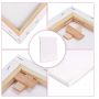 Wholesale Professional Blank Pure Cotton Stretched Artist Paint Canvas 25*30cm for Painting
