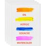 Factory Direct Sales 2 Pcs 18*24cm Pure Cotton Stretched Blank Art Canvas Boards for Painting