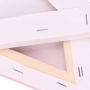 Wholesale 3 Pcs Triangle Stretched Blank Canvases 15 20 30cm for Artist Painting