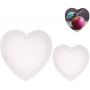 Wholesale Customized 280g Cotton Blank Heart Shaped Artist Stretched Canvas for Oil Acrylic Painting