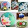 Custom Oil Paint Frame Art Painting Board,Ellipse Round Blank Stretch Canvas Panels Artist