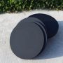 Artist Black Canvas Board Round Frame Wooden Canvas Panels Cotton For Painting