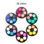 Custom12/24/36/48 colors circular stackable watercolor paint with fountain penil