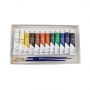 Watercolor Paint Set With Brush Pen 12 Colors Water Colours Painting Tubular pigment Customizable
