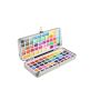 DIY custom portable superoil non toxic metal box packaging half dry solid watercolors for kids