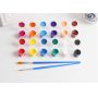 2021 Hot Selling 6 colors 2 ml acrylic paint set with brush for kids children