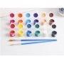2021 Hot Selling 6 colors 2 ml acrylic paint set with brush for kids children