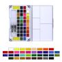 12/18/24/36 colors customized colorful solid water color paint set