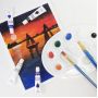 Factory supply acrylic paint set professional for kids aquarela watercolor paint set