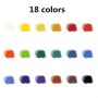 18 colors of solid water color paint set