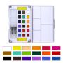 12/18/24/36 colors customized colorful solid water color paint set