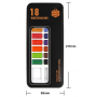 2021 watercolor paint set 18 paint colors
