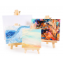 High quality customize decoration display art easel mini wood Painting Table easels for nature wood easel
