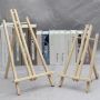 2021 High quality customize decoration display mini wood table paint easels