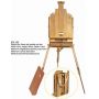 Men's and women's folding wooden easel large tray painting display stand wooden sketch drawing board