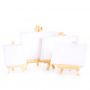 2021 High quality customize decoration display easel mini wood table paint easels for kids mini easel