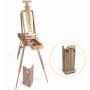 Men's and women's folding wooden easel large tray painting display stand wooden sketch drawing board