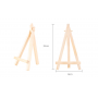 High quality customize decoration display art easel mini wood Painting Table easels for nature wood easel
