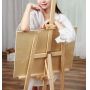 Student Sturdy Beechwood Adjustable Artwork Painting Drawing A-Frame Wood Easel for Lyre Studio