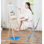 Student Sturdy Beechwood Adjustable Artwork Painting Drawing A-Frame Wood Easel for Lyre Studio