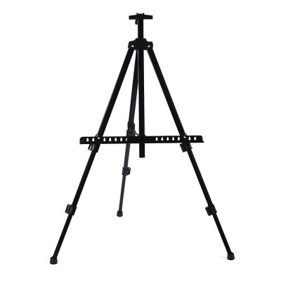 Custom display art paint artist kids metal aluminium alloy easel stand for painting with paint stand