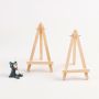 Custom Mini Desk Easel Foldable Wood Color Art Easel Decorative Display Stand Tripod Easel
